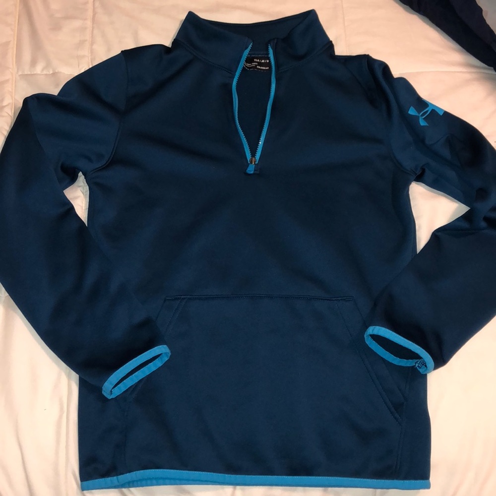 Underarmour 3/4 zip pull over cold gear